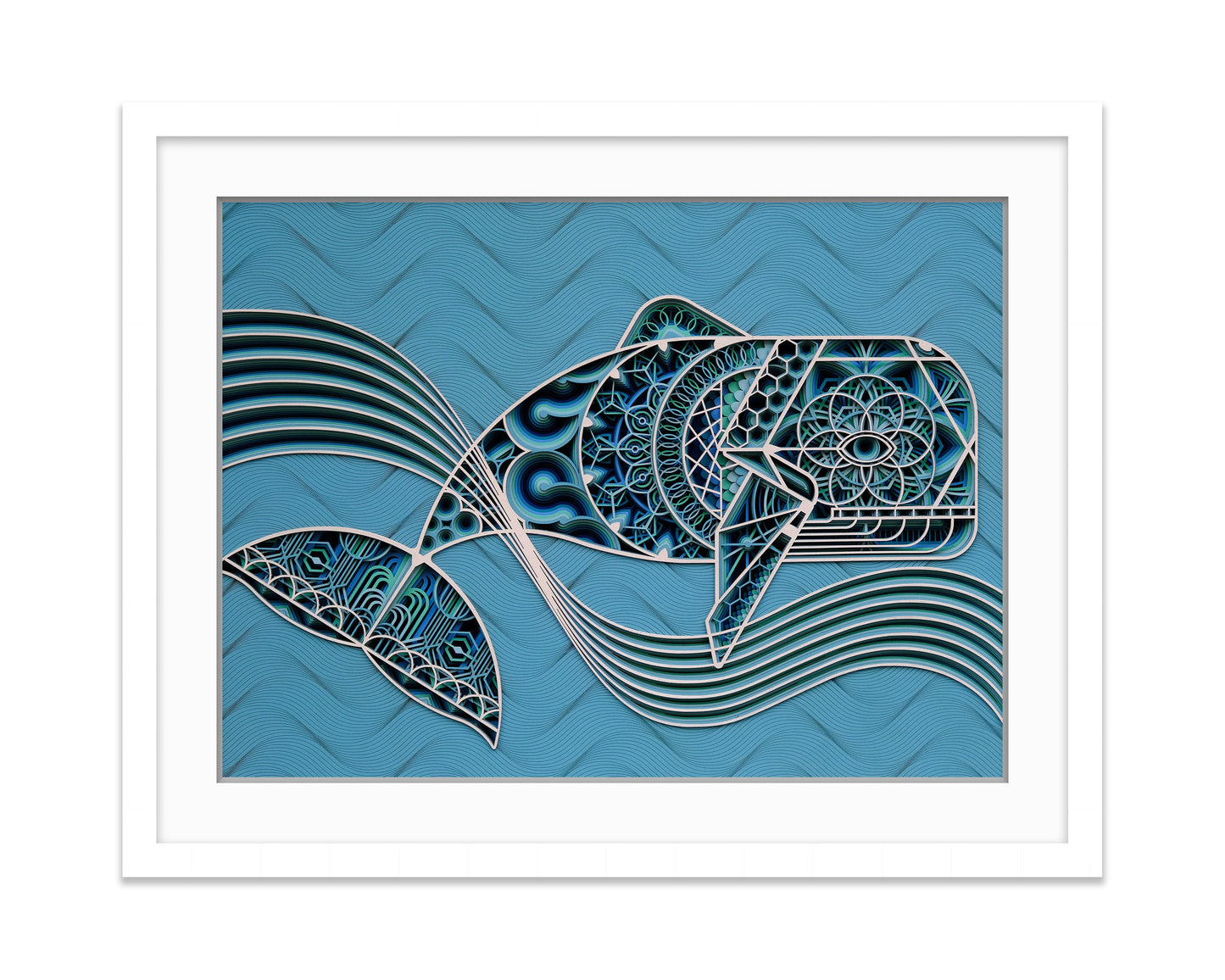 Original Laser Cut ' The Whale '