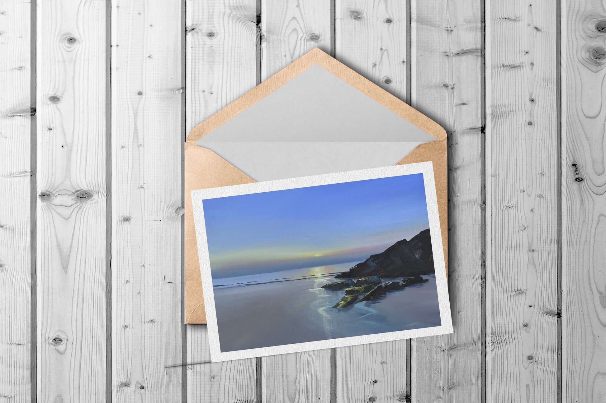 Heatwave Sunset Art Card - SaltWalls
