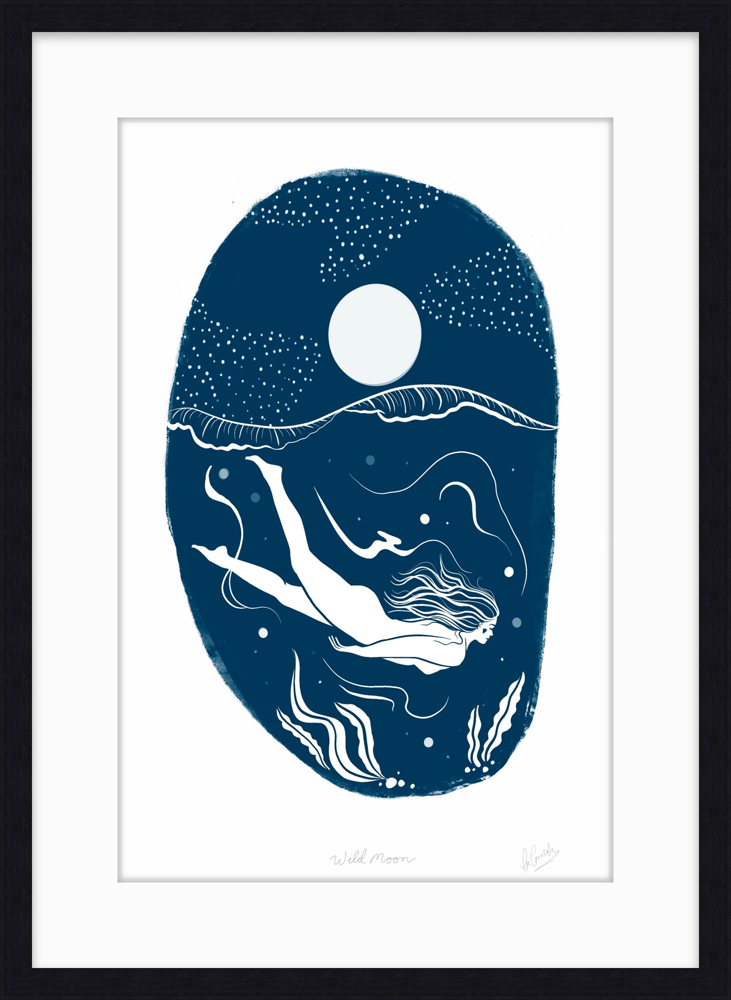 Wild Moon Art Print - SaltWalls