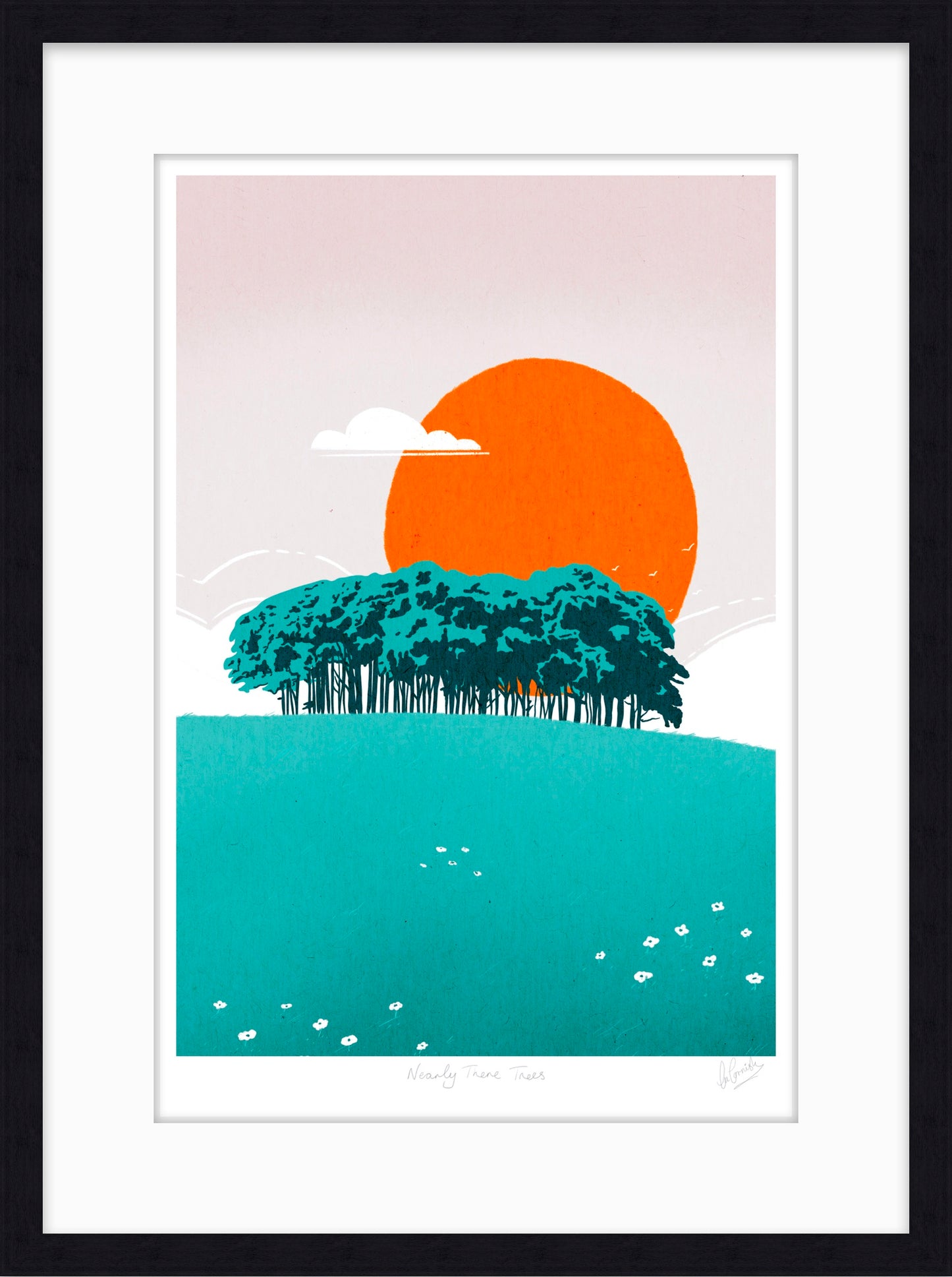 Nearly There Trees Art Print - SaltWalls