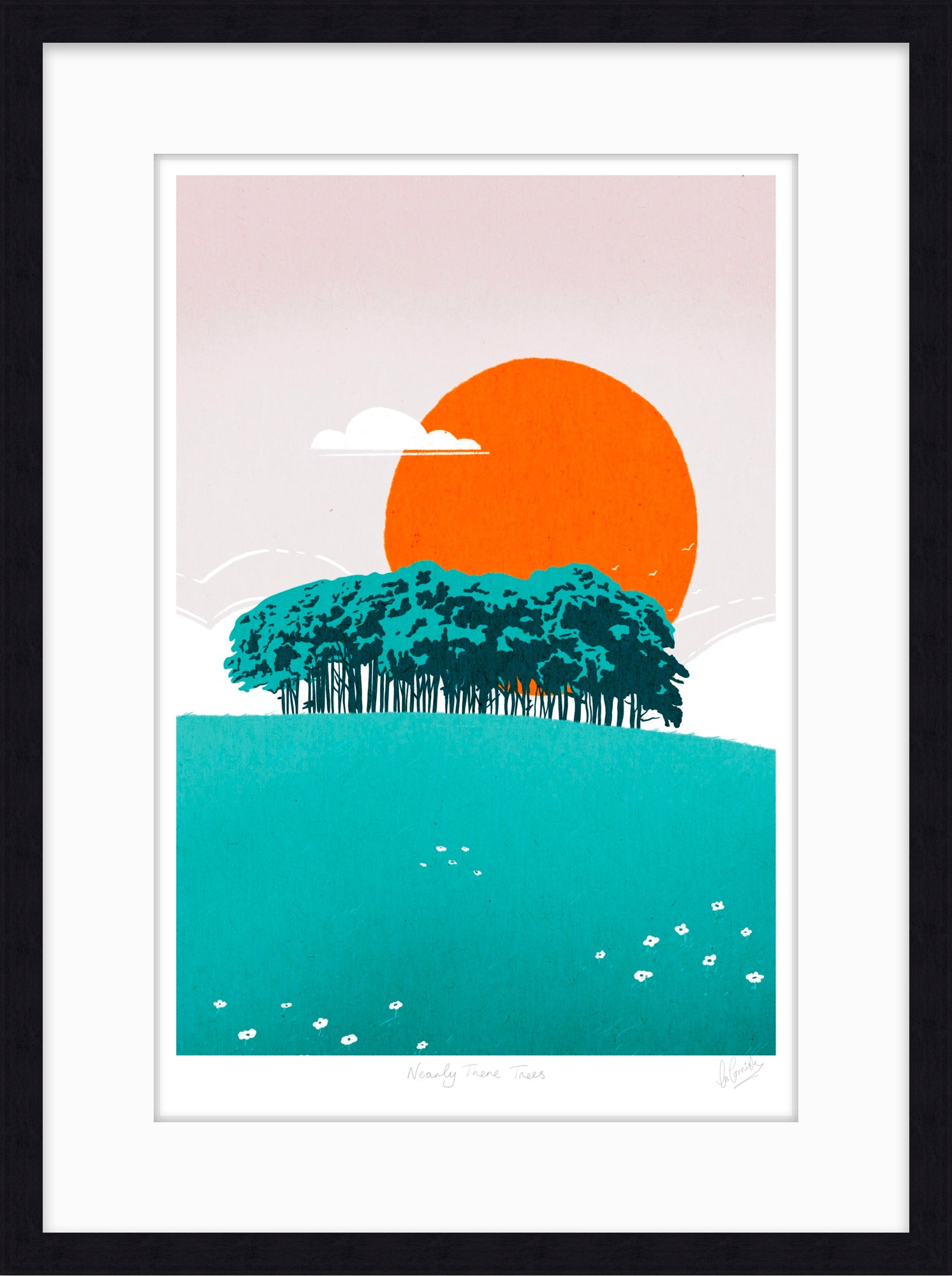 Nearly There Trees Art Print - SaltWalls