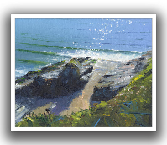 Above Porth Beach