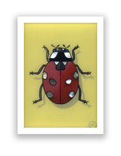 Load image into Gallery viewer, Ladybird Original Reverse Glass Painting
