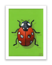 Load image into Gallery viewer, Ladybird Original Reverse Glass Painting