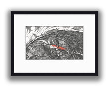 Load image into Gallery viewer, Original Ink Drawing &quot; Bolt &quot;