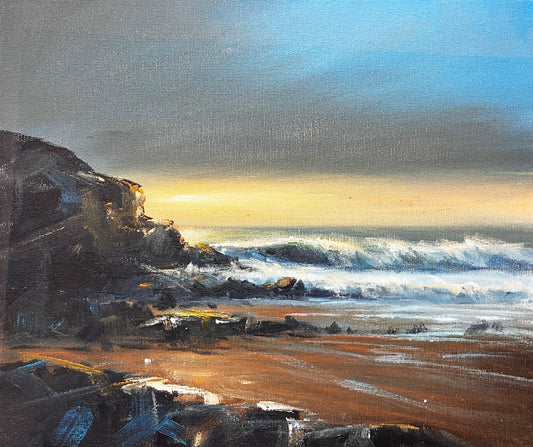 Original Acrylic " Little Fistral  "