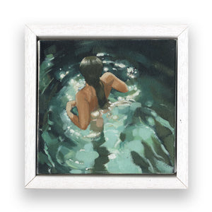 Original Oil on Canvas " Moon Pool "