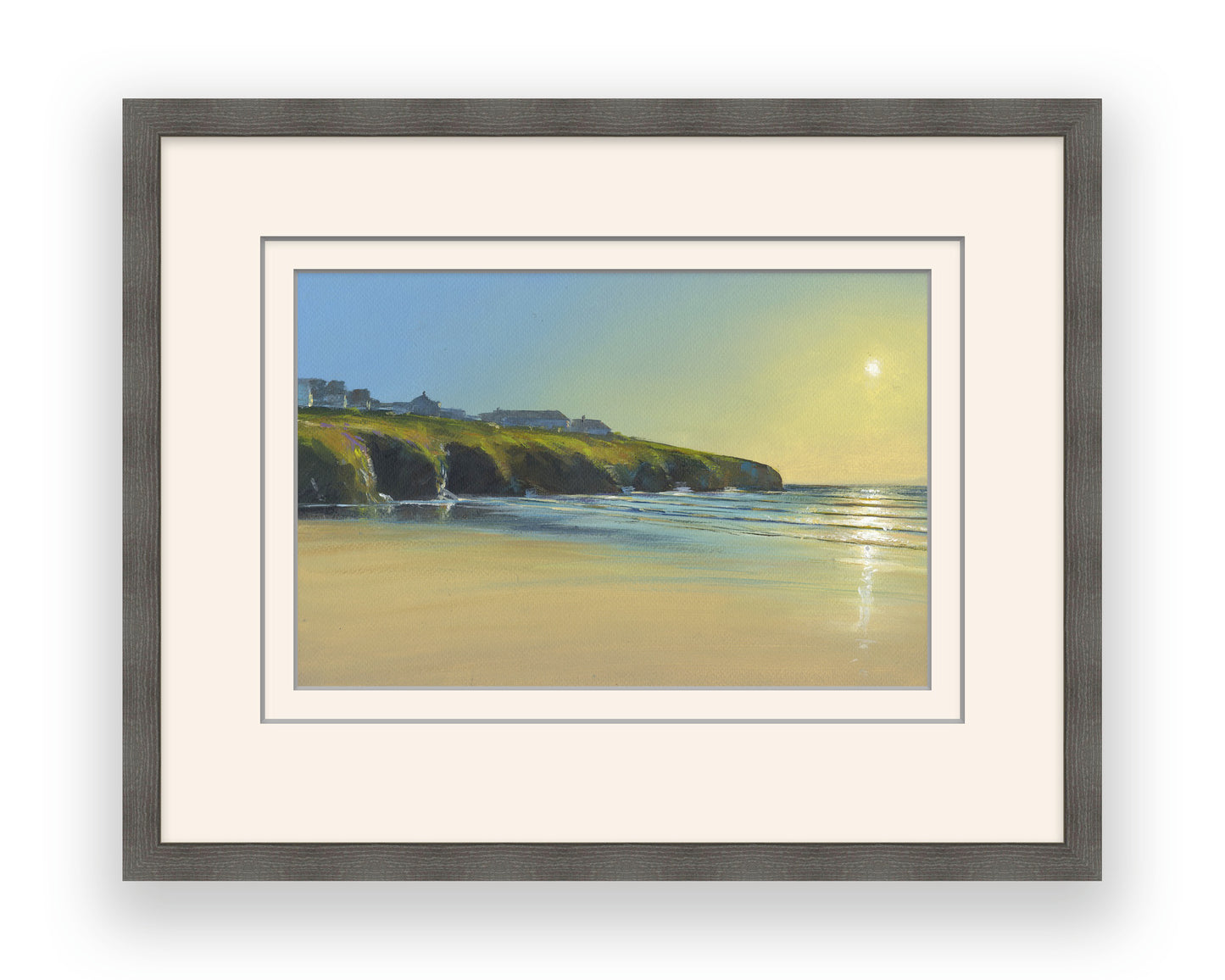 Original Acrylic "Spring Sunset, Porthcothan"