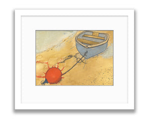 Original Watercolour " Red Buoy "