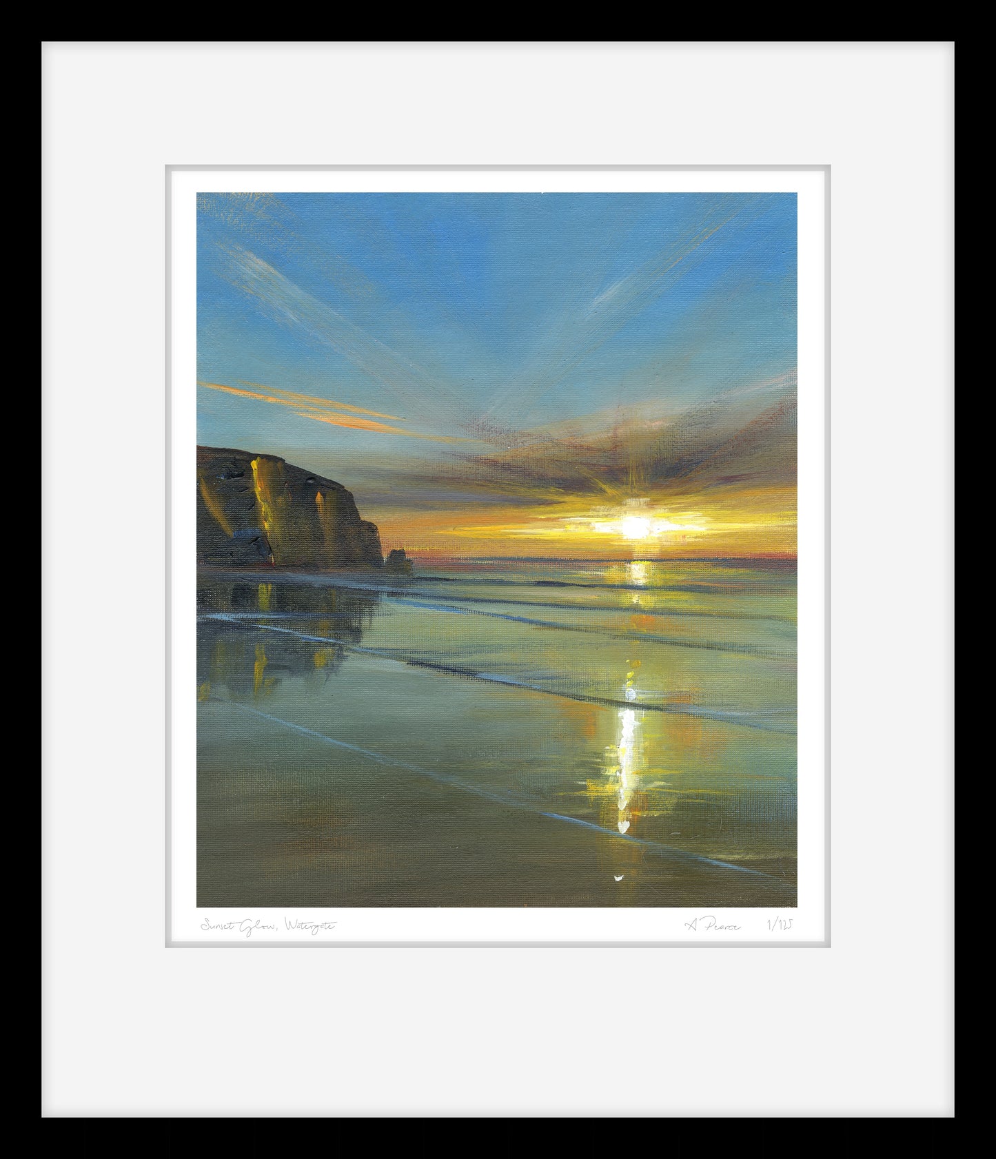 Sunset Fire, Watergate Bay