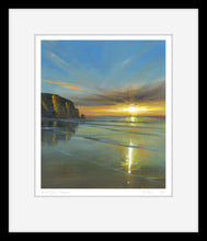 Load image into Gallery viewer, Sunset Fire, Watergate Bay