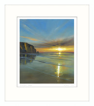 Load image into Gallery viewer, Sunset Fire, Watergate Bay