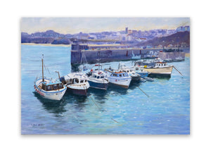 Newquay Harbour Original Oil on Canvas