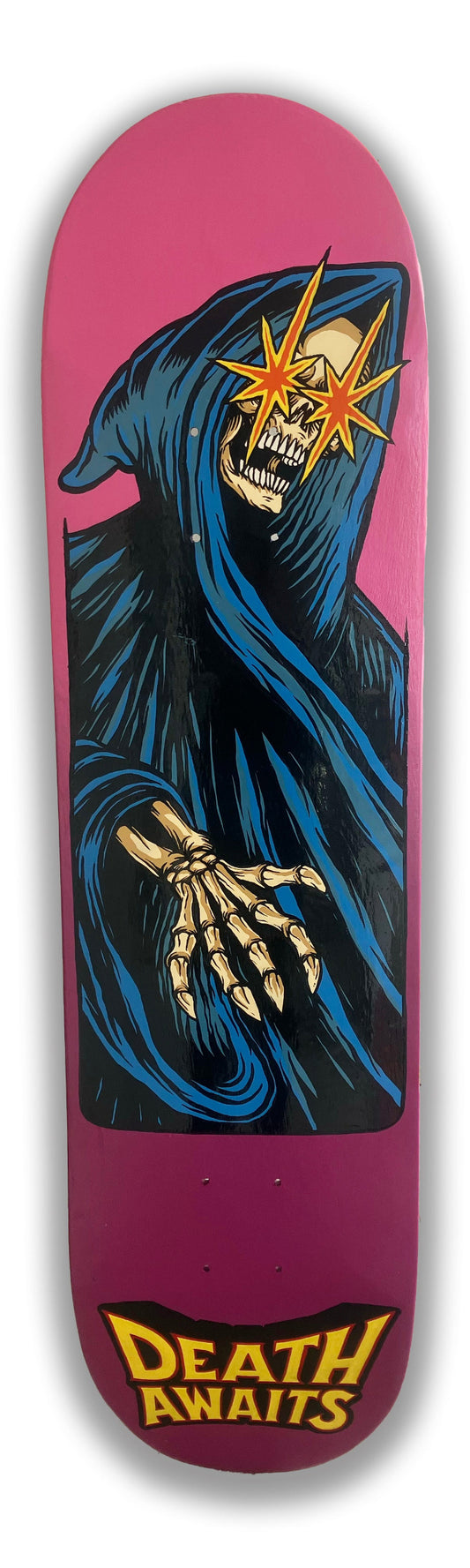 Death Awaits Skate Deck