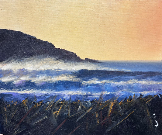 Original Acrylic " Sunset Waves "