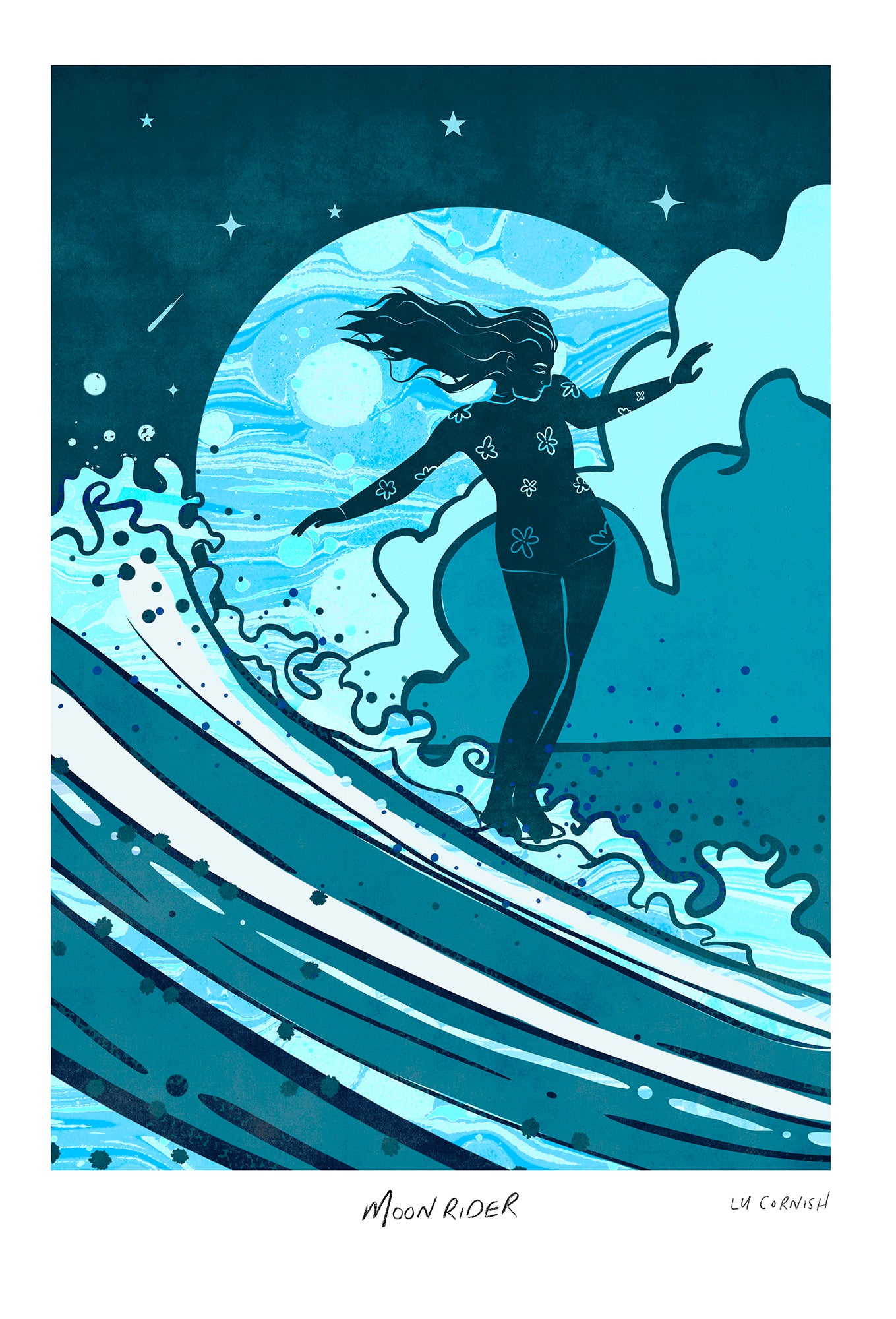 Moonrider Art Print - SaltWalls