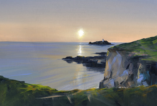 Godrevy Sunset Art Card - SaltWalls