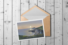 Load image into Gallery viewer, Godrevy Sunset Art Card - SaltWalls