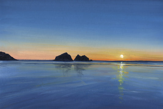 Holywell Sunset Art Card - SaltWalls