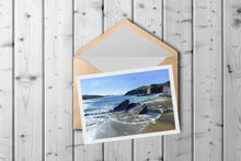 Load image into Gallery viewer, Incoming Tide, Porth Art Card - SaltWalls