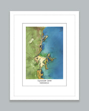 Load image into Gallery viewer, Kynance Cove Map Art Print - SaltWalls