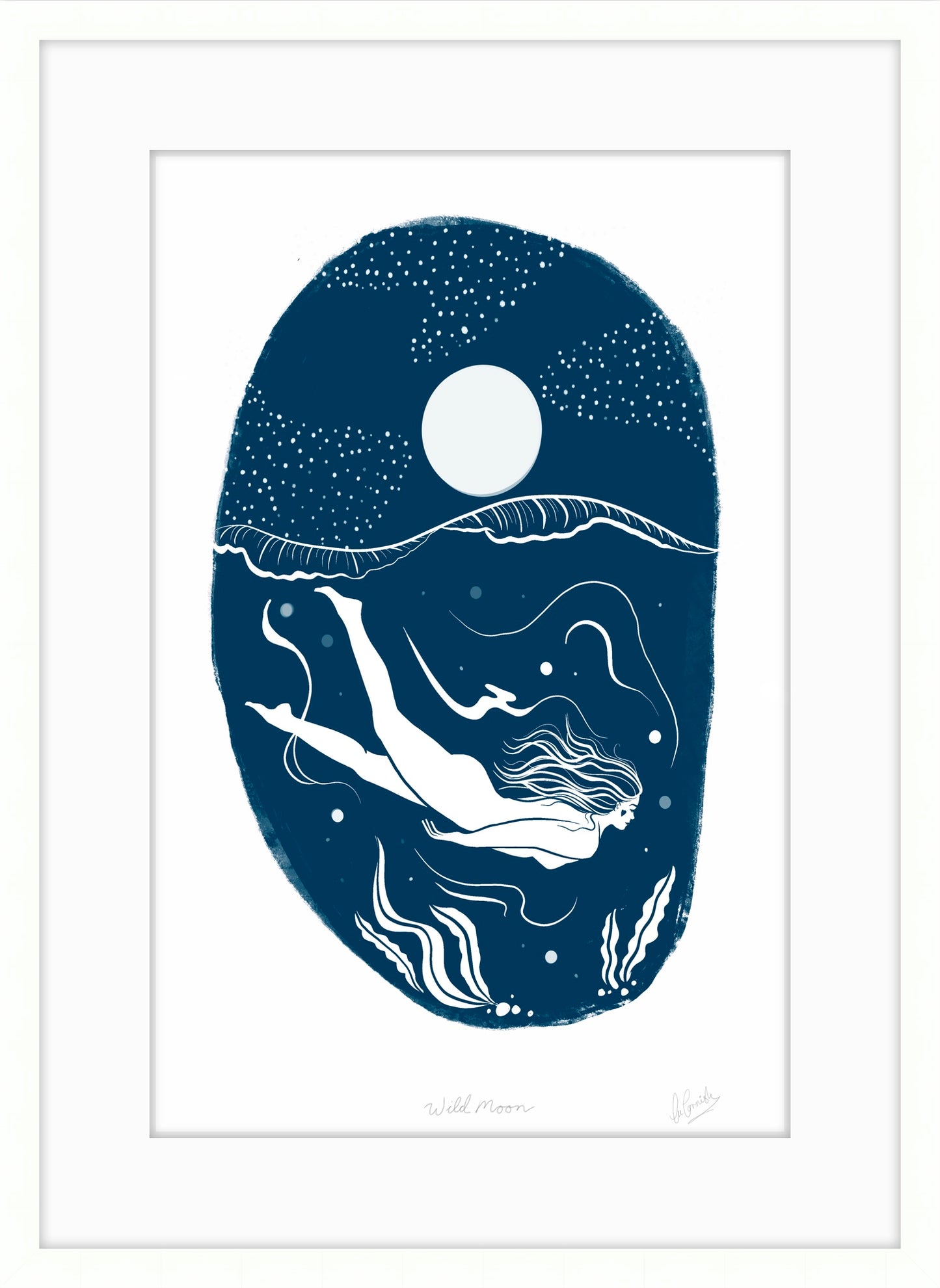 Wild Moon Art Print - SaltWalls