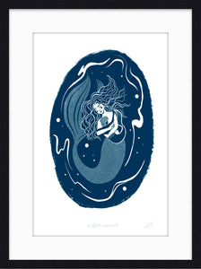 Wild Mermaid Art Print - SaltWalls