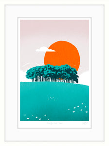 Nearly There Trees Art Print - SaltWalls