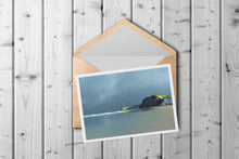 Load image into Gallery viewer, Silver Skies, Watergate Bay Art Card - SaltWalls