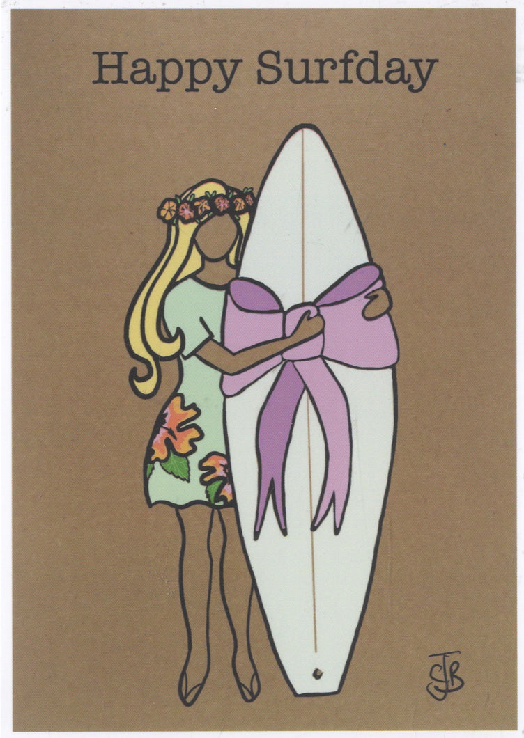 Happy Surfdaygirl - SaltWalls