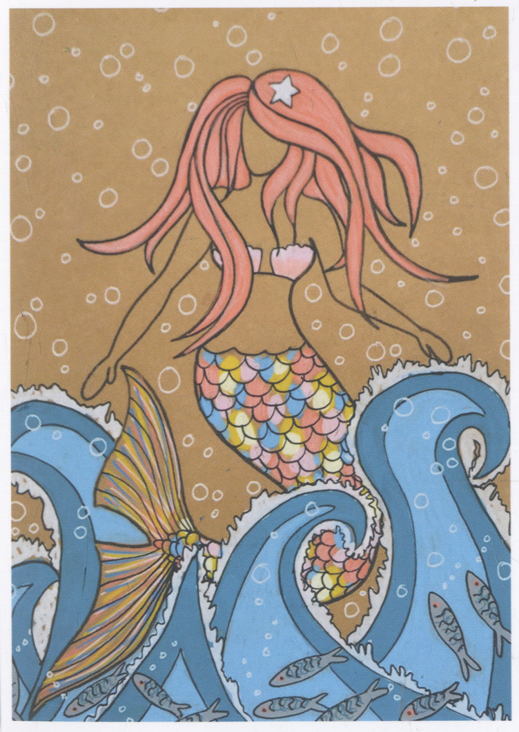 Red Hair Mermaid - SaltWalls