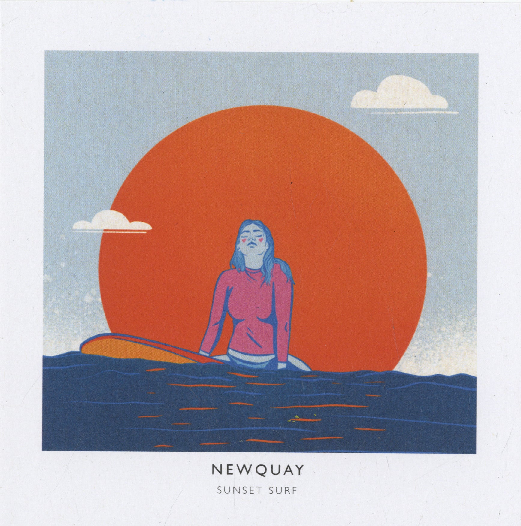 Newquay Sunset Surf - SaltWalls