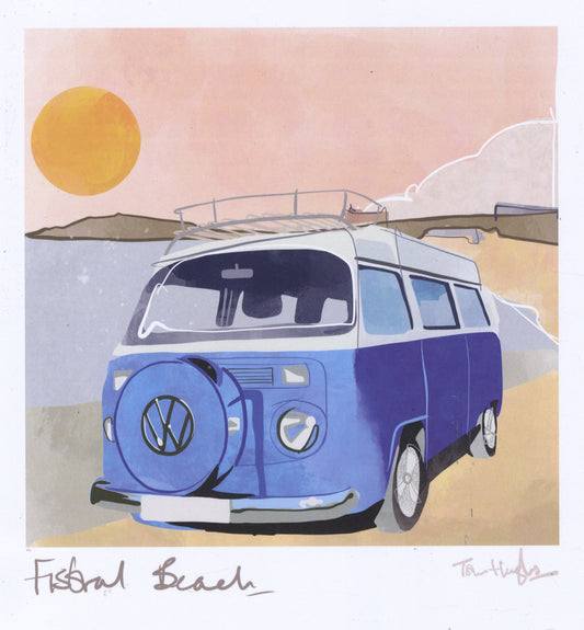 Art Print "Fistral Camper"