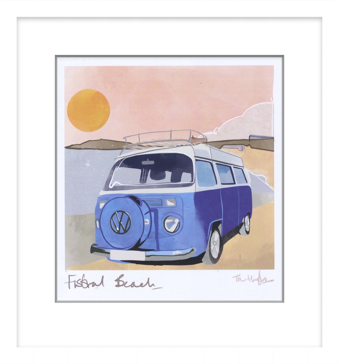 Art Print "Fistral Camper"