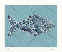 Load image into Gallery viewer, Original Laser Cut &quot;The Teal Fish&quot;