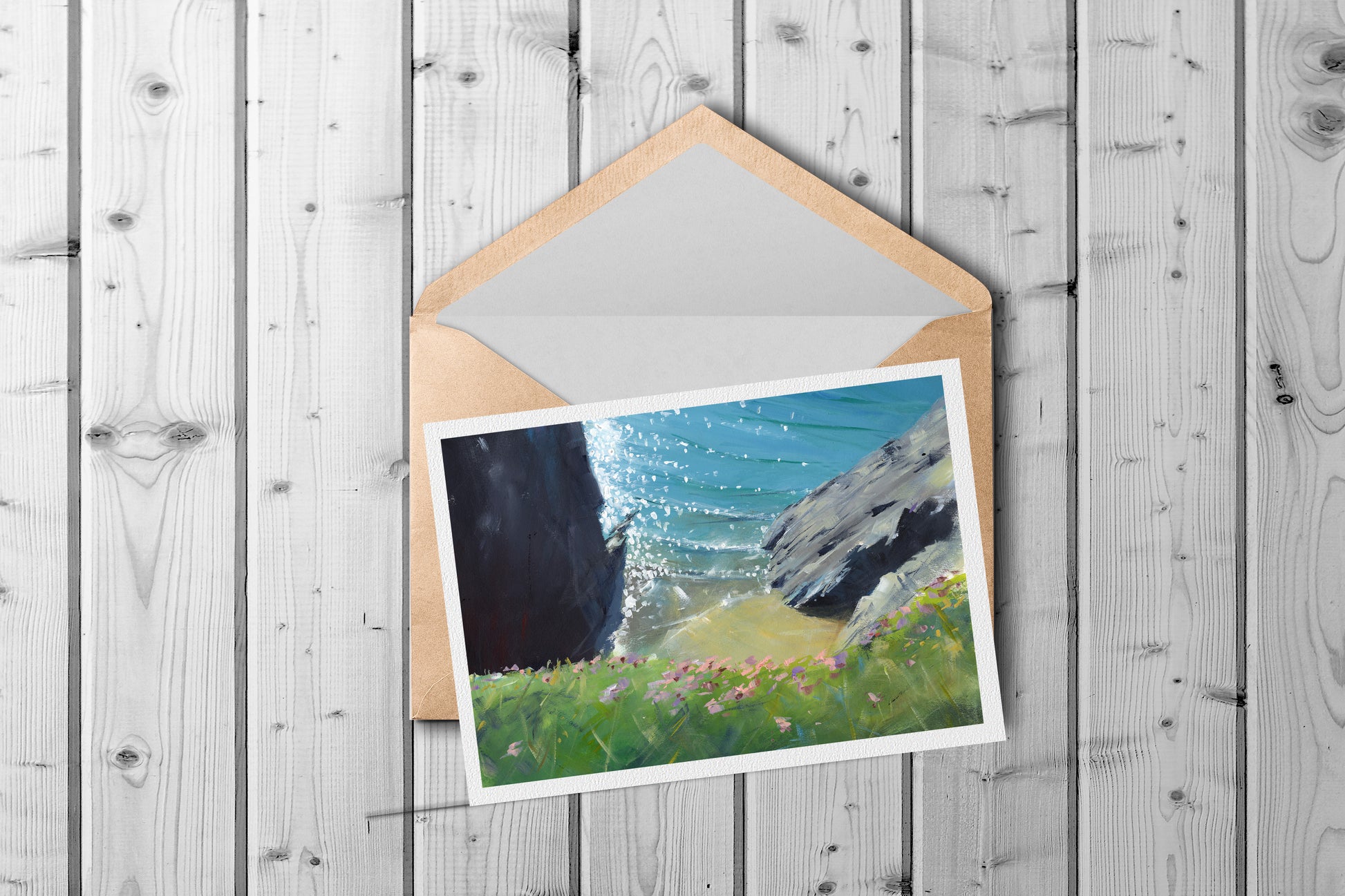 Wine Cove Art Card - SaltWalls